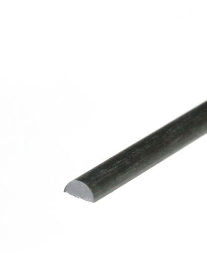 Rod - Half Round - Pultruded Unidirectional - 0.039 x 0.080 x 78 Inch